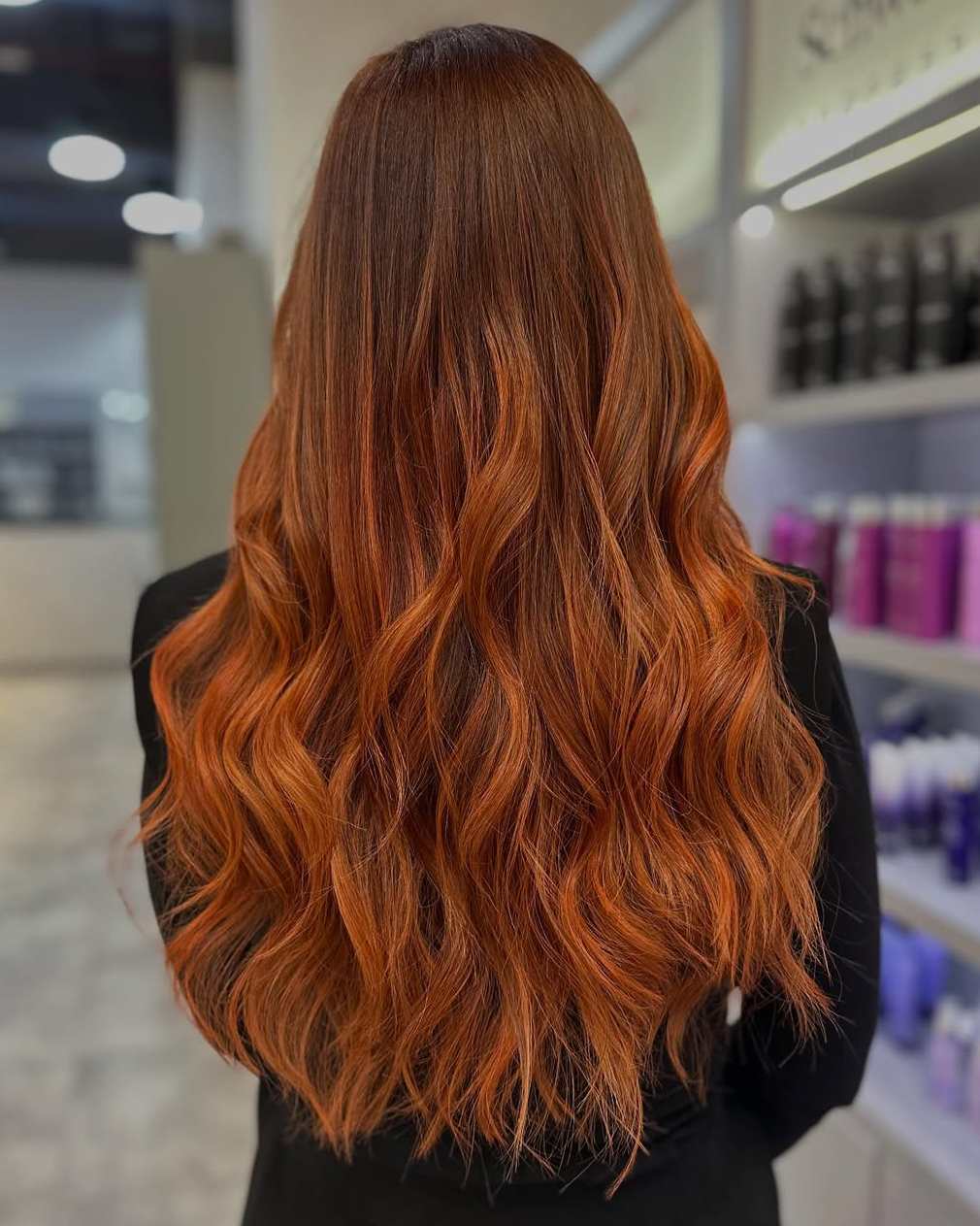 Dimensional Red or Copper at Tara Rose Salon